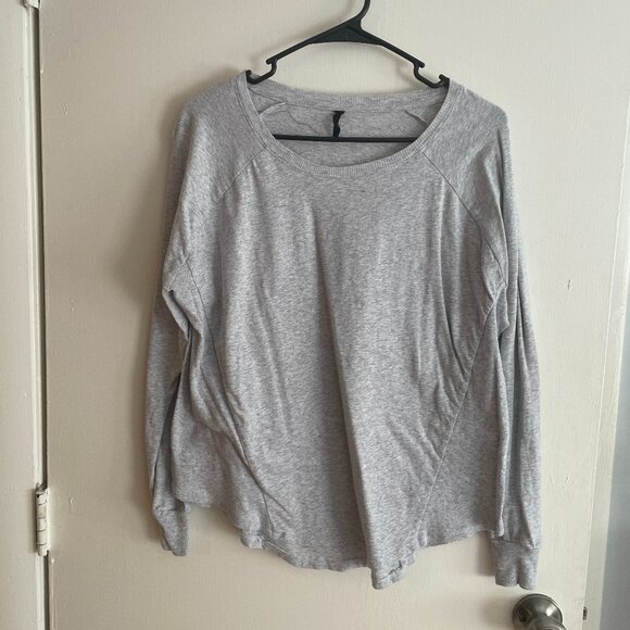 Cotton On Body Tops - Flowy Long Sleeve Gray Top